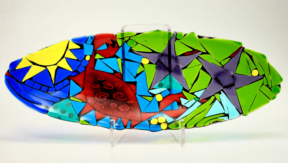 Crab Platters Vancouver Studio Glass